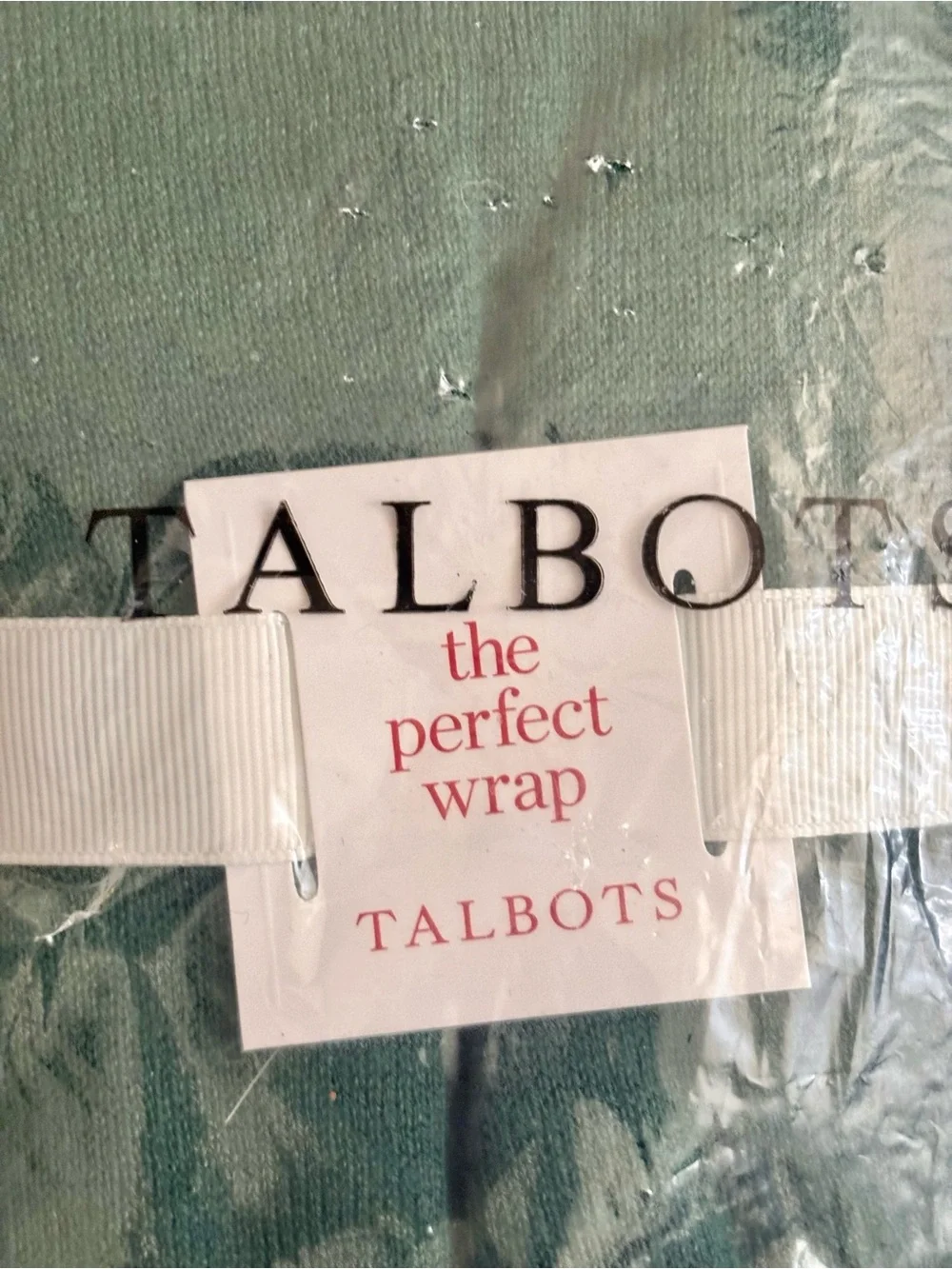 Talbots Emerald Green Knit Scarf